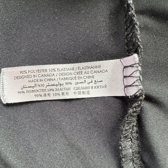 LA VIE EN ROSE BLACK LACE OVERLAY NIGHTIE SLIP-ON LINGERIE SIZE S - Picture 12 of 14